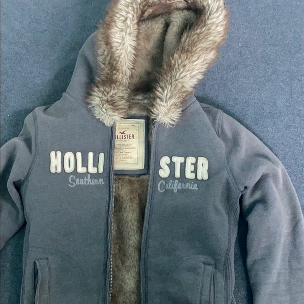 Hollister fur jacket